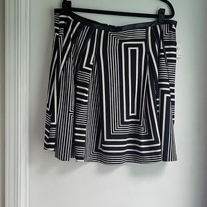 Calvin Klein geometric print skirt